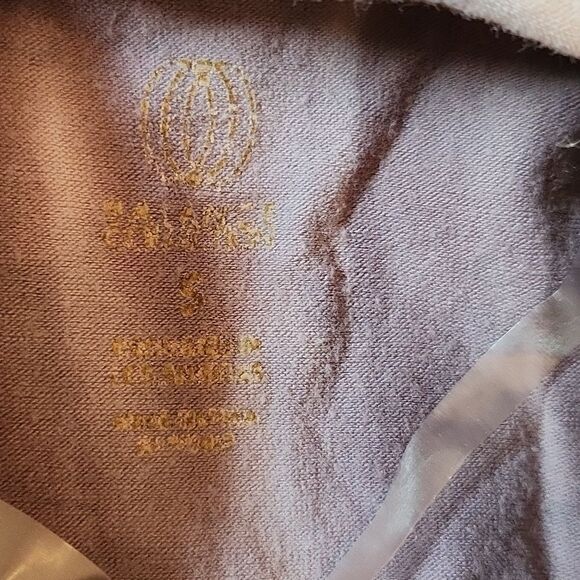 Tie Dye size S hooded top back slit Balance Collection - Picture 4 of 9